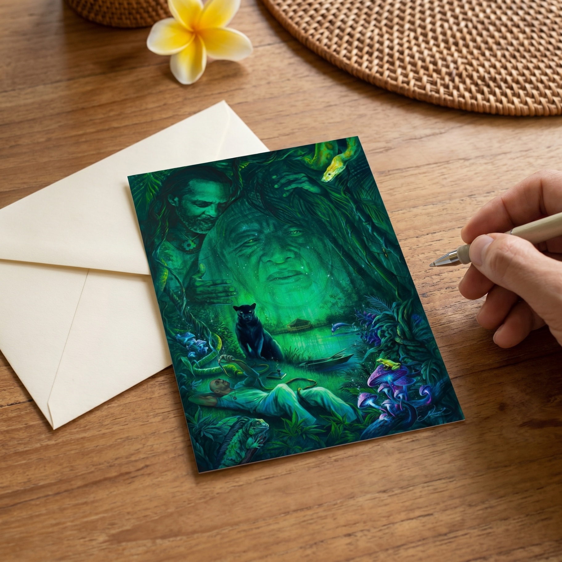 The Four Icons Signed Postcard Set — By Evgeniy Lapchenko · Edition of 77 sets, view 4