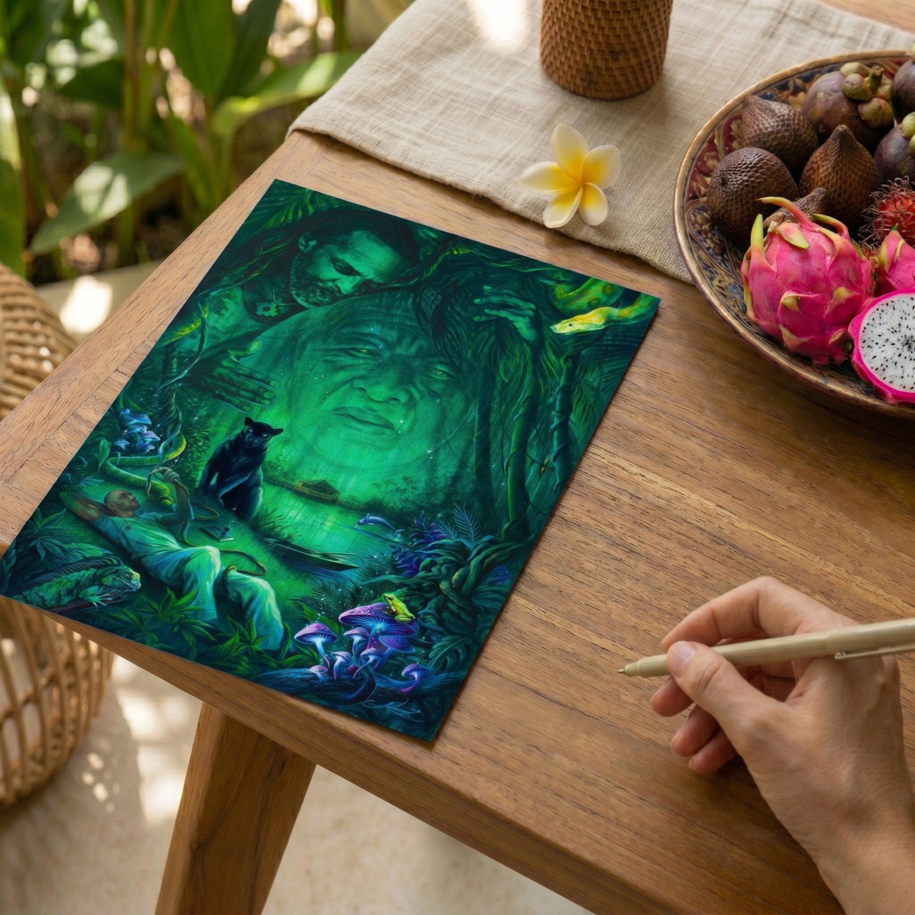 The Sacrament of Ayahuasca — Evgeniy Lapchenko — Edition · Hand-signed by the artist