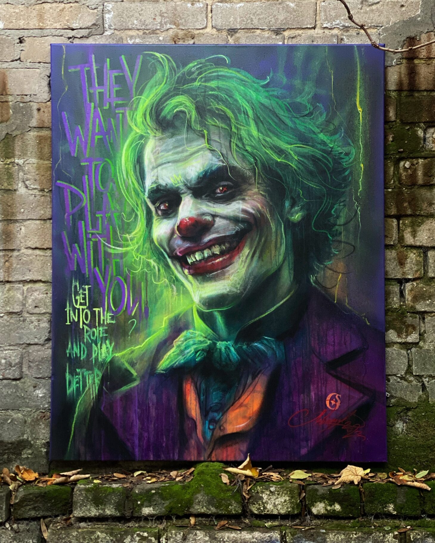 Get into the role, 2023, Oil on canvas, Evgeniy Lapchenko